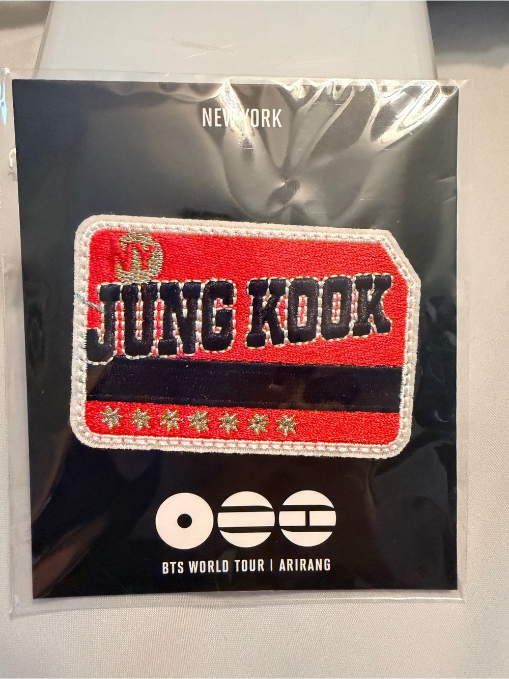BTS Red and Black Pin Set - New York Themed - Picture 9 of 10